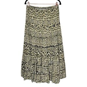 2000s Metro Wear boho tiered maxi skirt stretchy size S